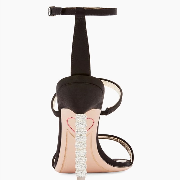Sophia Webster Rosalind Crystal Leather Strappy Sandals - Picture 2 of 9